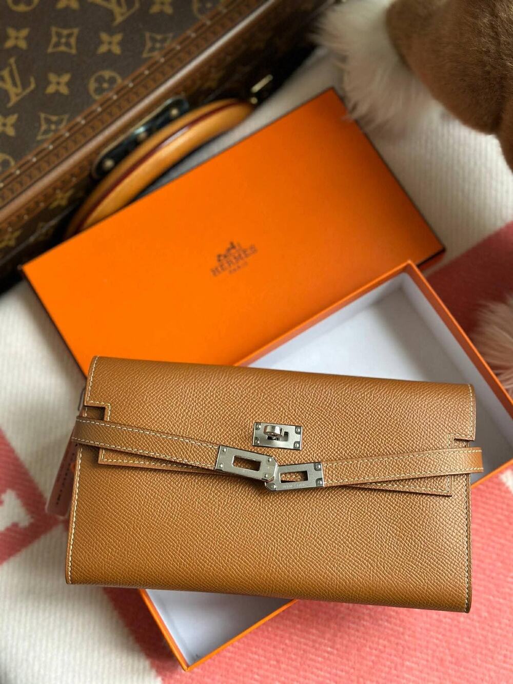 🌸 HERMÈS Kelly Classique To Go • Gold Epsom • PHW • D Stamp 2019 🌸